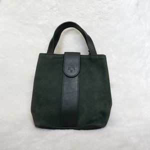 100% Leather Vintage Green Mcguire Nicholas Purse